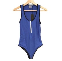 Rag &amp; Bone NWT Zip One Piece Swimsuit Cobalt Blue Size S - £59.16 GBP