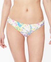 Jessica Simpson Womens Tie-Dyed Side-Shirred Hipster Bikini Bottoms, Medium - $52.00