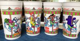 McDonald&#39;s Coke Primadonna Whiskey Pete’s Casino Coca Cola Cup Vtg Lot of 4 868A - £15.11 GBP