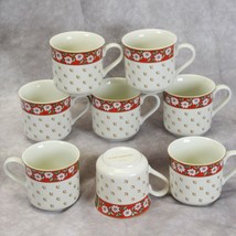 Kobe Charlton Hall Cups 3&quot; Tall Classic Traditions Lot of 8 - $32.33