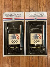 New Vintage Pair 1984 Olympic Games Los Angeles Car License Plate Frame ... - $23.74