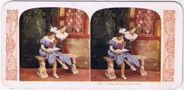 Stereo View Card Stereograph A Peep Behind The Scenes - $4.94