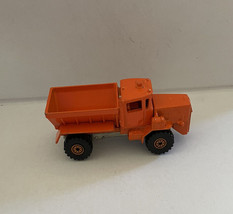 Hot Wheels Oshkosh Orange Snow Plow Truck Diecast Car No Plow Vintage 1983 - £7.85 GBP