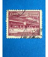 1938 ECUADOR stamp 5 cents, first Bolivarian Olympic Parade 1938 , Excel... - $589.05