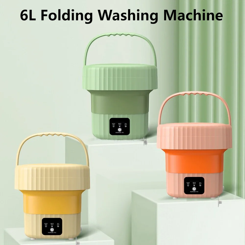 100V-220V 10W 6L Electric Folding Washing Machine Household Dryer Basket... - $75.11