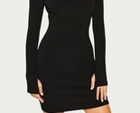 Pretty Garbage Halter-Neck Mini Dress Black - $34.00