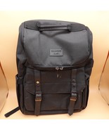 Yalundisi Backpack Travel Laptop USB and Audio Ports Pockets Zippers Black - $27.96