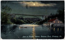 Postcard Panther Hollow Lake Schenley Park Pittsburgh Pennsylvania - £11.59 GBP