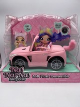 MGA Na! Na! Na! Surprise Pink Soft Plush Convertible Pink Cat Car For Dolls - £29.02 GBP
