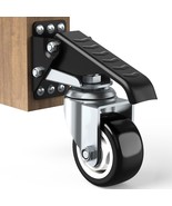 SOLEJAZZ Workbench Caster Kit 880 LBS Capacity 3&quot; Heavy Duty Retractable... - $48.11
