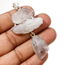 African Amethyst Rough Gemstone Handmade Fashion Pendant Jewelry 2.60&quot; SA 9902 - £6.22 GBP