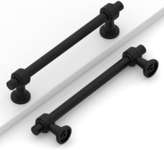 10 Pack 5&quot;(128mm) Matte Black Cabinet Pulls Kitchen Cabinet Handles Blac... - $601.19 MXN