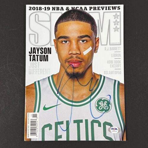 Primary image for Jayson Tatum Signed Magazine PSA/DNA Boston Celtics Autographed