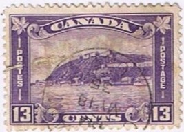 Stamps Canada #201 1930 13 Cent Quebec Citadel - $1.97