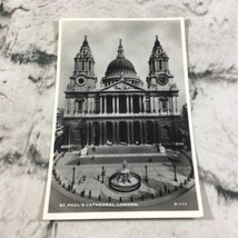 VTG Real Picture Postcard Saint Paul Cathedral London Church RPPC Posted - $9.89