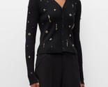 Dorothee Schumacher Embellished Merino Beaded Ribbed Cardigan Size S - $426.69