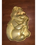 Vintage 1976 Gold colored Winnie the Pooh Cake Pan - $10.00