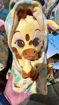 Disney Parks Animal Kingdom Baby Giraffe in a Hoodie Pouch Blanket Plush Doll image 7