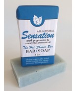 Sensation Soap ~ All Natural Handmade with Peppermint &amp; Eucalyptus SINUS... - £6.29 GBP