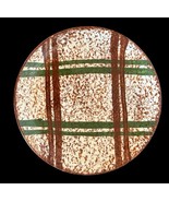 Blue Ridge Southern Pottery Rustic Plaid 6 3/8&quot; Saucer Plate Dish Skylin... - $130.91 MXN