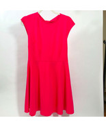 Gap Pink Open Back Tie Skater Women&#39;s Dress Fit &amp; Flare Size 6 - £14.10 GBP