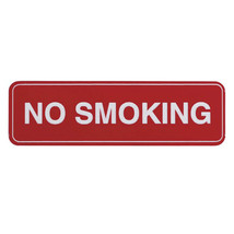  Adhesive No Smoking Sticker Sign (100x30mm) - £23.61 GBP
