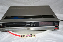 Sony SL-HFR60 Super Betamax Hifi Powers On As Is For Parts 515C3 3/24 - £143.08 GBP