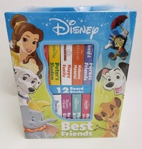 Disney Best Friends 12 Board Books Dumbo Bambi Moana Multicolor New Sealed - £19.38 GBP