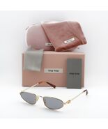 Miu Miu MUA52S 5AK40O Gold/Grey 52-19-140 Sunglasses New Authentic - $408.94