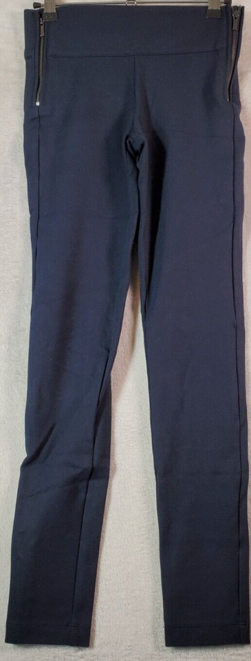 Zara Trafaluc Activewear Pants Womens XS Navy Skinny Leg Medium Wash Sid... - $15.19