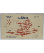 CBC QSL Ham Radio Card Postcard Fla Hijacker 747 Base SQSL 1007 Lawton O... - $93.89 MXN