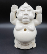 Vintage Benihana of Tokyo Sumo Wrestler Tiki Cocktail Mug Hands Up Ceramic 6 in - £11.09 GBP