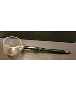 ANTIQUE GLASS CANNING DIPPER WITH WOODEN HANDLE - $41.73