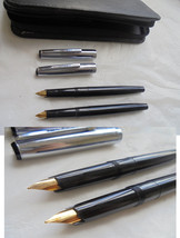 SENATOR SET 2 fountain pen black and steel in gift pochette Original - $24.00