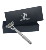 Ultimate convenience of unscrew-able Sword Edge Mach 3 compatible Razor ... - $26.33