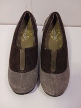 Merrell Womens Tulip Grey Shoes Size 6 Comfort Wedge Heels J46124 - £23.73 GBP