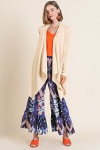 Women&#39;s Natural Soft Knit Long Sleeve Open Front Cardigan (S) - $25.25