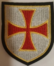 Knight Templar Christian Cross Patch  - £6.38 GBP