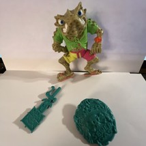 Vintage 1990 TMNT Teenage Mutant Ninja Turtles Napoleon Bonafrog 4-1/4&quot; FIGURE - £19.74 GBP