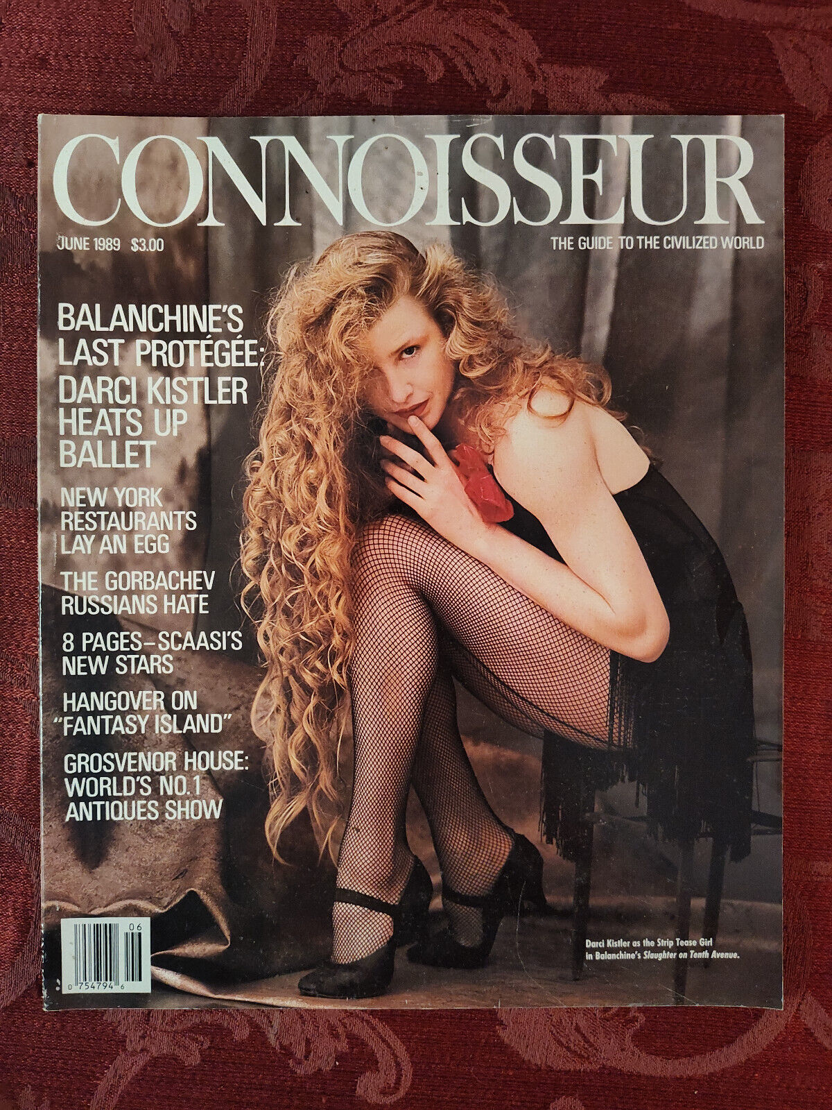 Primary image for Rare CONNOISSEUR Magazine June 1989 Ballet Darci Kistler Arnold Scaasi