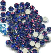 HOLOGRAM SPANGLES Hot Fix PEACOCK Iron on  3mm   2 gross  288 pieces - £3.90 GBP