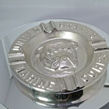 USMC Ashtray Made in USA of Solid Alum Chrome Plated image 2