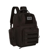 SOG 3 Pistol Range Backpack, 11.7”Wx8.6”Lx18.1”H Black (3) Pistol cases ... - $109.95