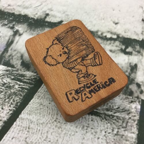 Vintage Recycle America Koala Bear Rubber Stamp 2.5”X1.5” Co-Motion Stamps - $7.91