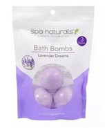 Spa Naturals Luxury Collection 3 Bath Bombs Vanilla &amp; Coconut 5.3 Oz. Se... - £11.41 GBP