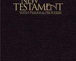 NIV, New Testament with Psalms and Proverbs, Pocket-Sized, Paperback, Bl... - £2.34 GBP