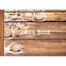 Guest Book: Visitors Book / Guestbook (  Wooden / Rustic design * Softback * 8.5 - £11.27 GBP