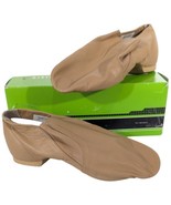 Tan Bloch Dance Shoes Womens 7 Medium Wide Elasta Split Booties Leather  - $1,116.33 MXN