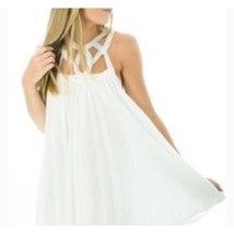 Bishop + Young Simone Gauze Dress Nwt White Size 6 - £29.60 GBP