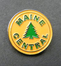 Maine Central Railway Mec Railroad Logo Lapel Pin Badge 1 Inch - £4.45 GBP